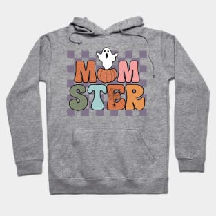 Monster. Groovy Retro Design. Hoodie